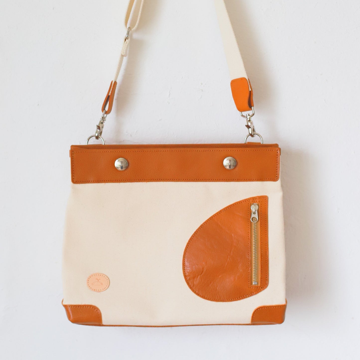 ポストマンバッグ リトルポストマン | 帆布 本革 国産