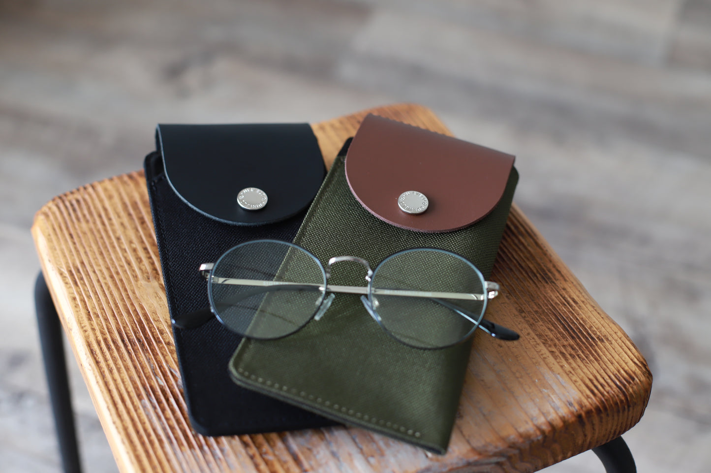 眼鏡ケース|CORDURA®×牛革