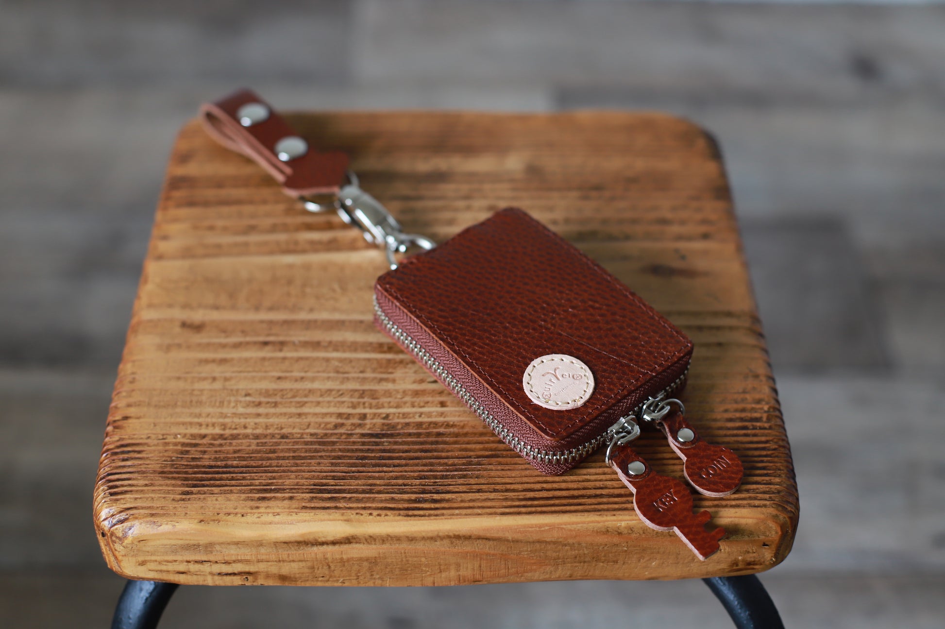 Cuirvelo 出さない財布「Blur」ver.2  ブラウン