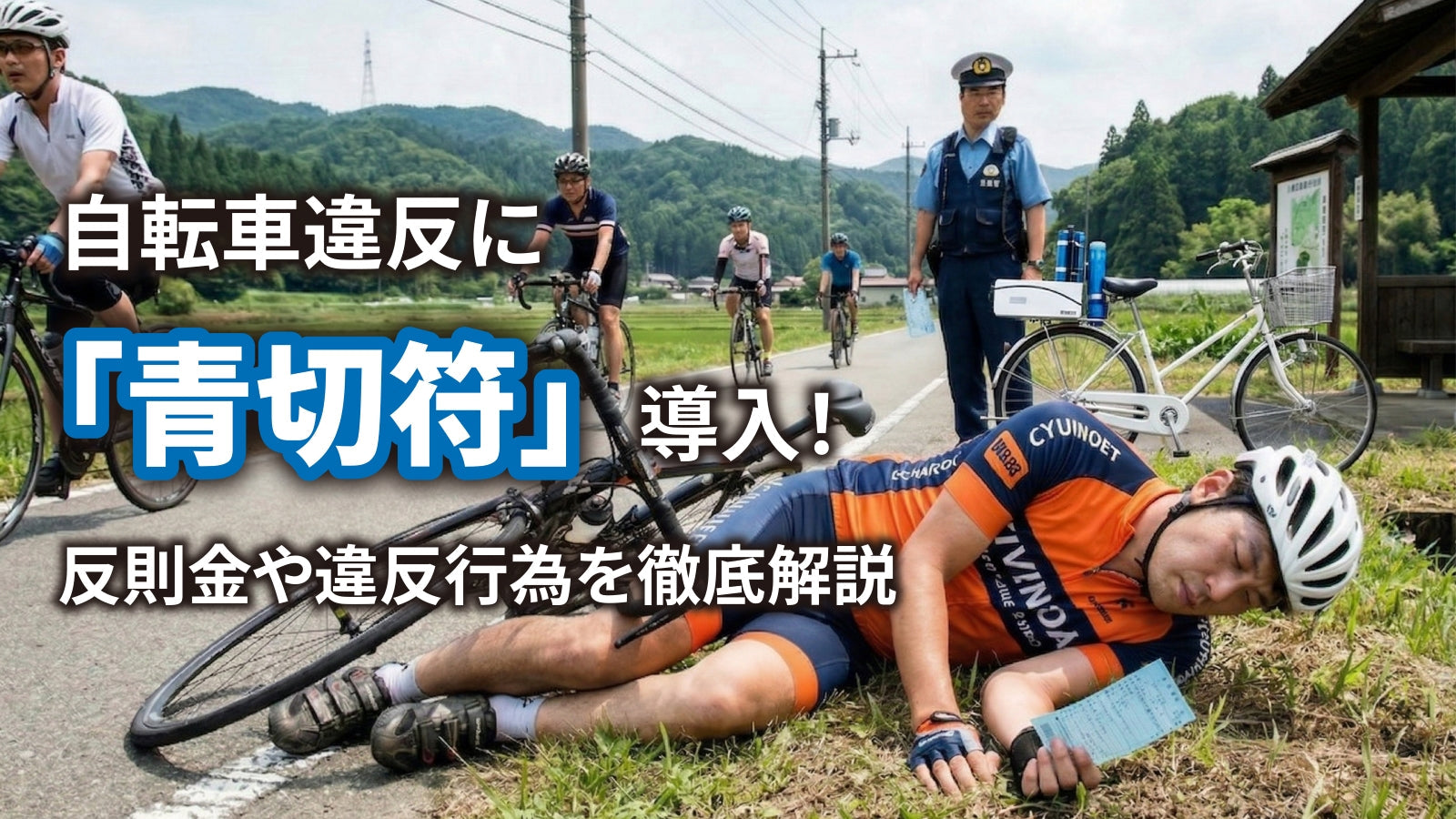 【2026年4月1日施行】自転車の交通違反に「青切符」導入！反則金や対象となる違反行為を徹底解説 – CuirVelo