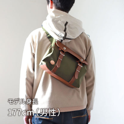スリングバッグ スリングポストマン ｜ CORDURA® 防水牛革 ズレにくい