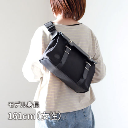 スリングバッグ スリングポストマン ｜ CORDURA® 防水牛革 ズレにくい