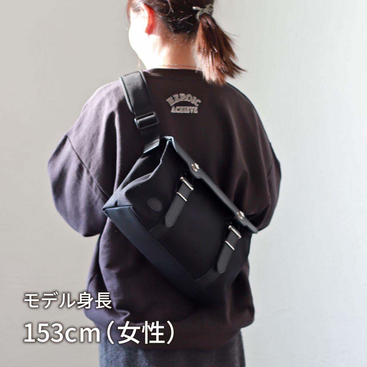 スリングバッグ スリングポストマン ｜ CORDURA® 防水牛革 ズレにくい
