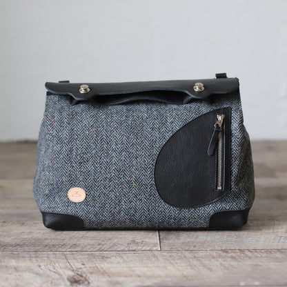 ポストマンバッグ メッセンジャーポストマン  ｜ ハリスツイード 牛革